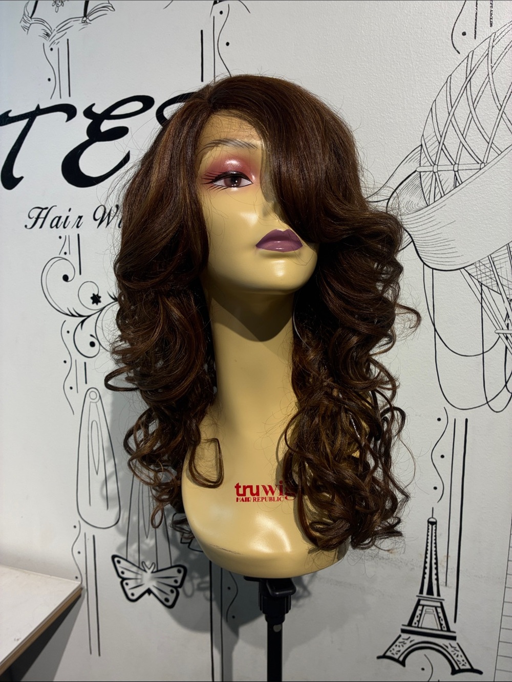 Sale! Women’s Long Wig in Chestnut Brown